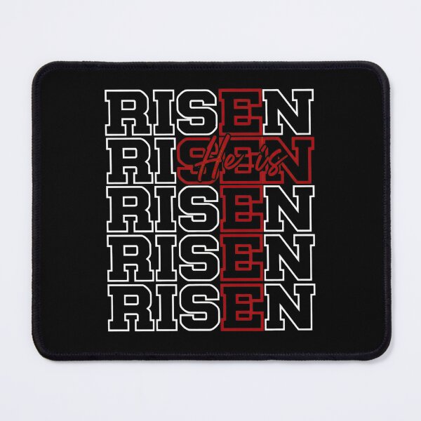 Item preview, He Is Risen Cross T-Shirt | Christian Easter Apparel | Varsity Style Faith T-Shirt | Religious Gift designed and sold by Dmo3HarkoArt.