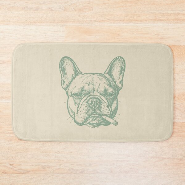 Item preview, Smoking French Bulldog. designed and sold by EunsooLee.