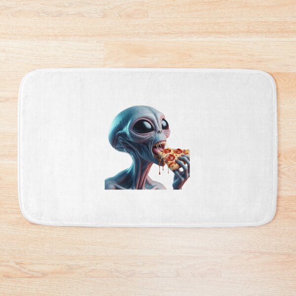 Item preview, Alien Pizza Night — First Taste of Earth designed and sold by FlatlineArtCo.