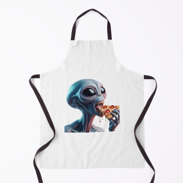 Item preview, Alien Pizza Night — First Taste of Earth designed and sold by FlatlineArtCo.