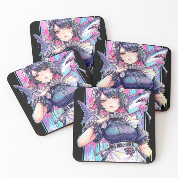 Item preview, Ellen Joe ZZZ Red Eyes Cool Maid Aesthetic Portrait designed and sold by Senpaiwaves.