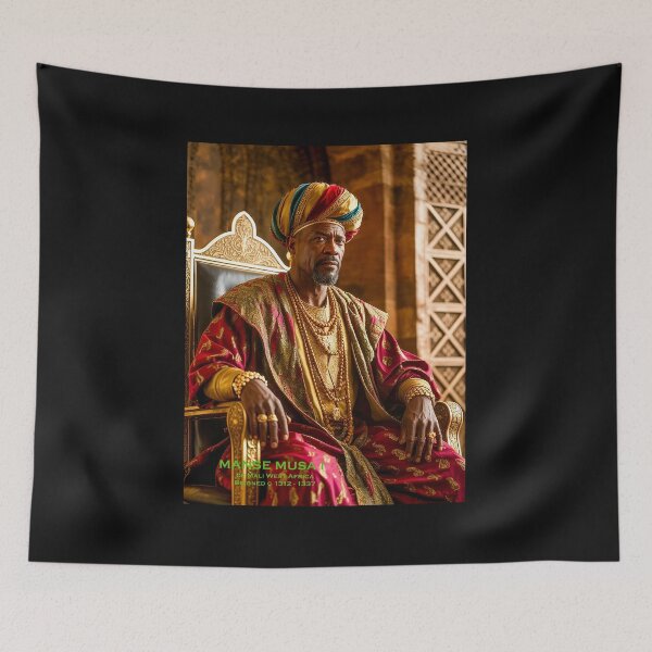 Item preview, MANSE MUSA I - Wall Art - Mali Empire - Reigned c. 1312 to 1337 designed and sold by DBM Photo Art 1.