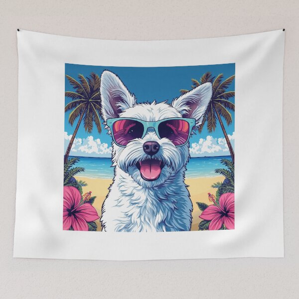Item preview, Dog on the beach designed and sold by Zenvy1.