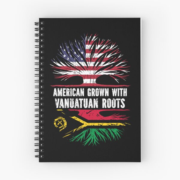 Item preview, American Grown with Vanuatuan Roots USA Flag designed and sold by CosmoKitsch.