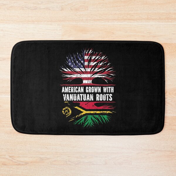 Item preview, American Grown with Vanuatuan Roots USA Flag designed and sold by CosmoKitsch.