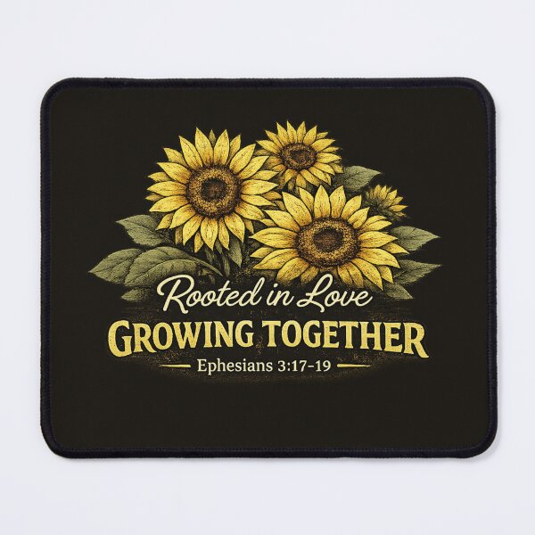 Item preview, Rooted in Love Growing Together Sunflower Christian Design designed and sold by LanternForge.