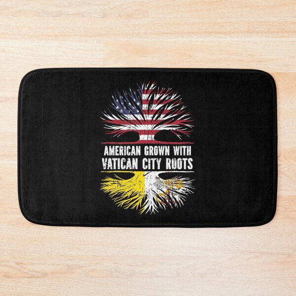 Item preview, American Grown with Vatican City Roots USA Flag designed and sold by CosmoKitsch.