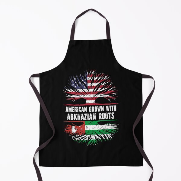 Item preview, American Grown with Abkhazian Roots USA Flag Abkhazia designed and sold by CosmoKitsch.