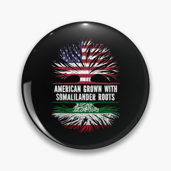 Item preview, American Grown with Somalilander Roots USA Flag designed and sold by CosmoKitsch.