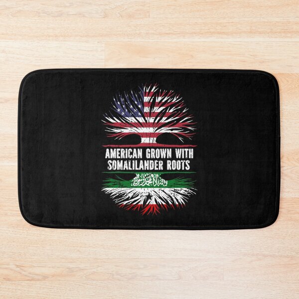 Item preview, American Grown with Somalilander Roots USA Flag designed and sold by CosmoKitsch.