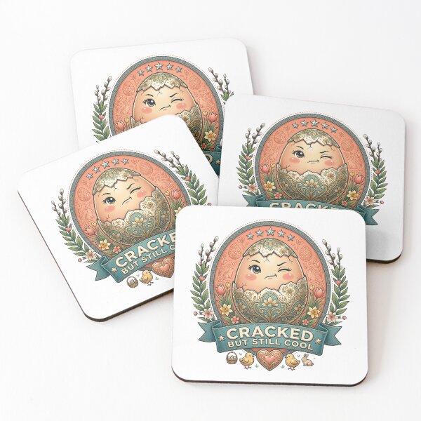 Item preview, Cracked But Still Cool Shirt – Funny Easter Egg Graphic designed and sold by relso.