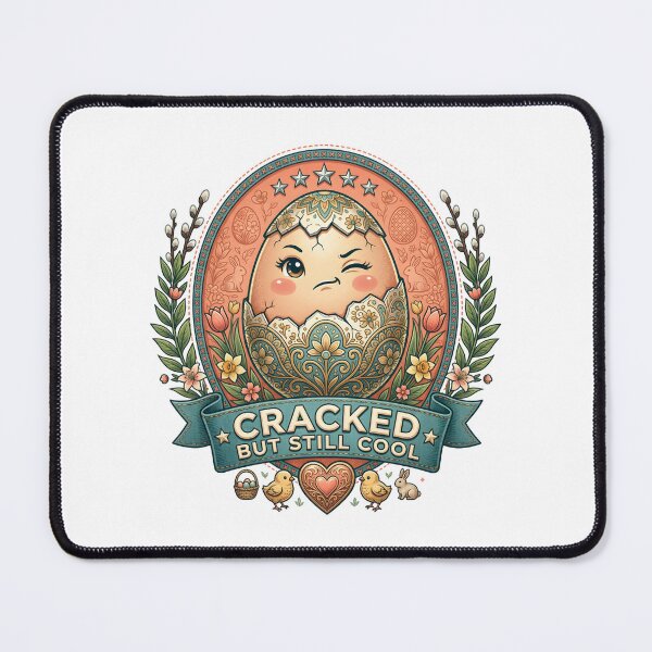 Item preview, Cracked But Still Cool Shirt – Funny Easter Egg Graphic designed and sold by relso.
