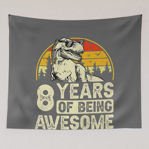 Item preview, 8th Birthday Shirts for Boys 8yr 8 Year Old Dinosaur T-Rex designed and sold by KristineLi.