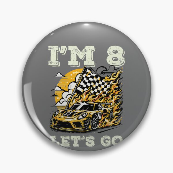 Item preview, 8th Birthday Race Car Flag Im 8 Years Old Bday Boys Kids designed and sold by KristineLi.