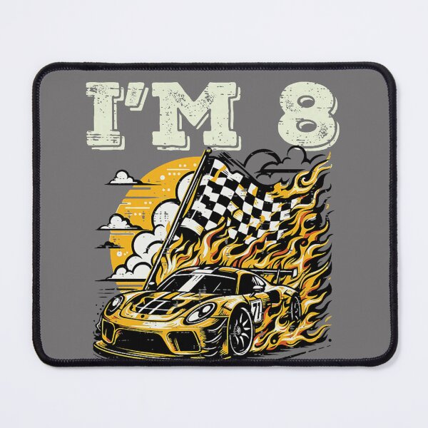 Item preview, 8th Birthday Race Car Flag Im 8 Years Old Bday Boys Kids designed and sold by KristineLi.