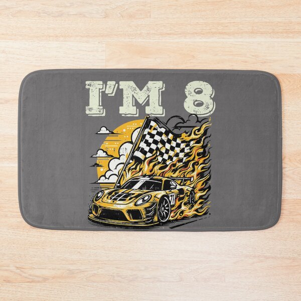 Item preview, 8th Birthday Race Car Flag Im 8 Years Old Bday Boys Kids designed and sold by KristineLi.
