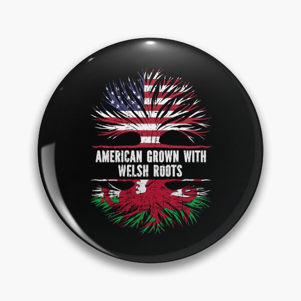 Item preview, American Grown with Welsh Roots USA Flag Wales  designed and sold by CosmoKitsch.