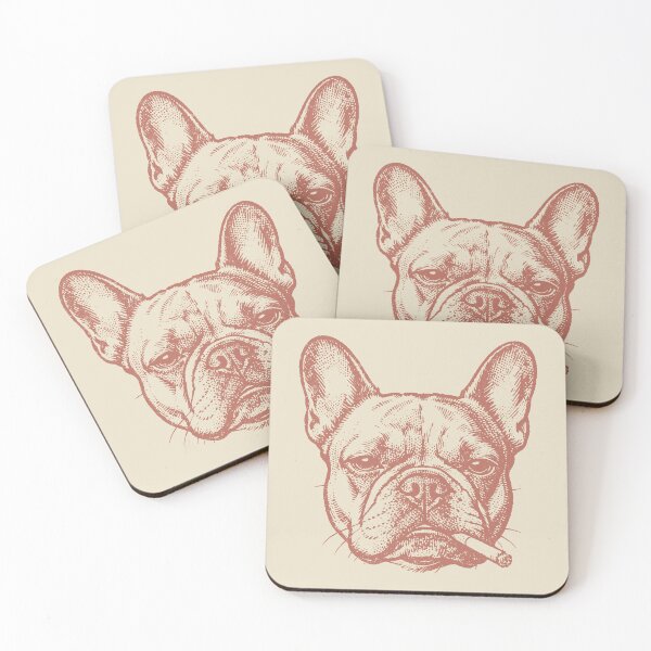 Item preview, Smoking French Bulldog. #2 designed and sold by EunsooLee.