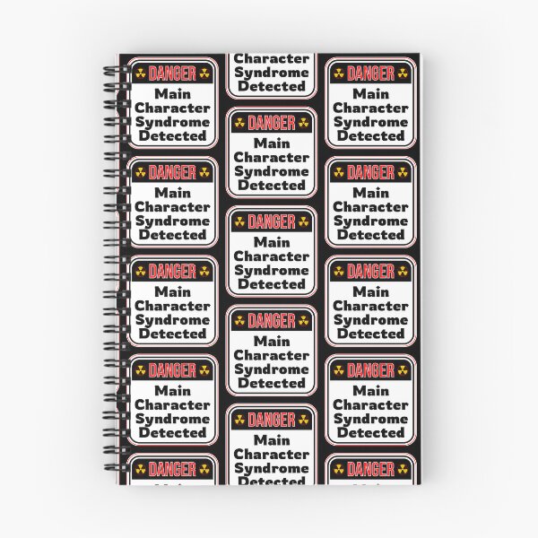 Item preview, DANGER:  Main Character Syndrome Detected - funny warning signs designed and sold by DesignsFromTW-S.