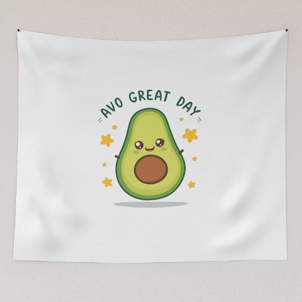 Item preview, Avo Great Day – Cute Avocado Illustration designed and sold by catcurio.