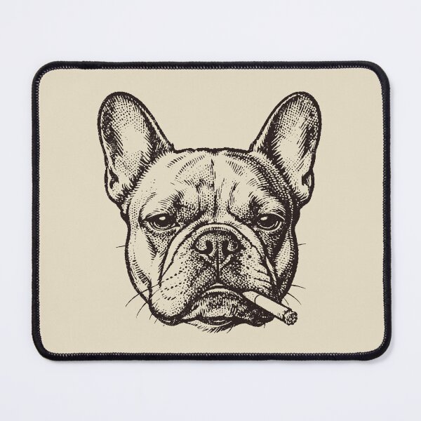 Item preview, Smoking French Bulldog. #3 designed and sold by EunsooLee.