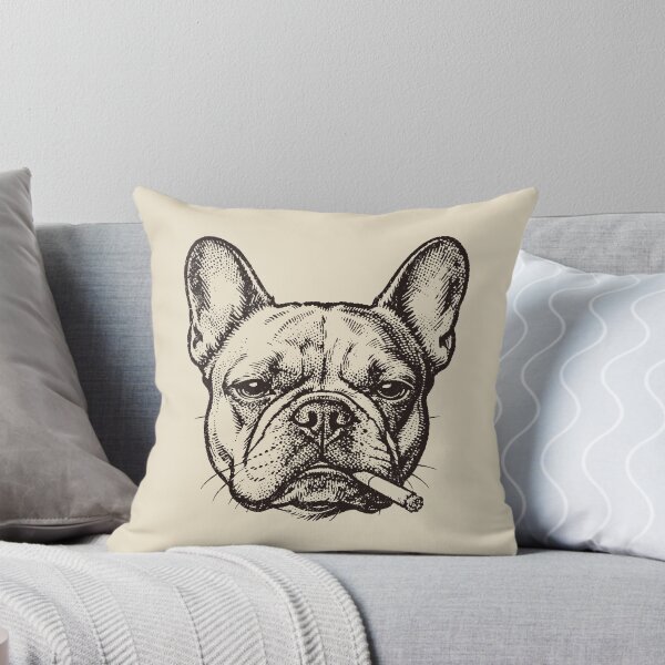 Item preview, Smoking French Bulldog. #3 designed and sold by EunsooLee.