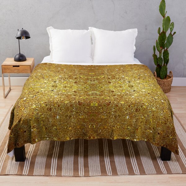 Item preview, Vintage Gold Glass Mosaic designed and sold by Dana Du.