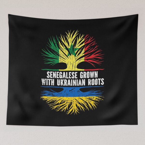 Item preview, Senegalese Grown with Ukrainian Roots  designed and sold by CosmoKitsch.
