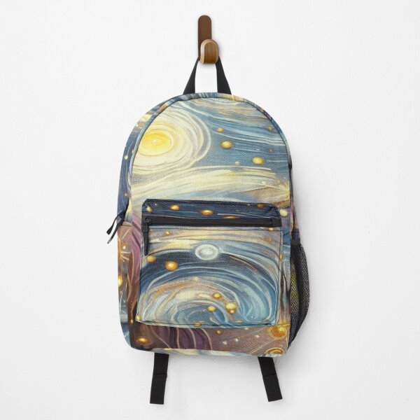 Item preview, Starry Night Whirl – Cosmic Swirls in Van Gogh Inspired Dream Village designed and sold by FotoworldEdel.