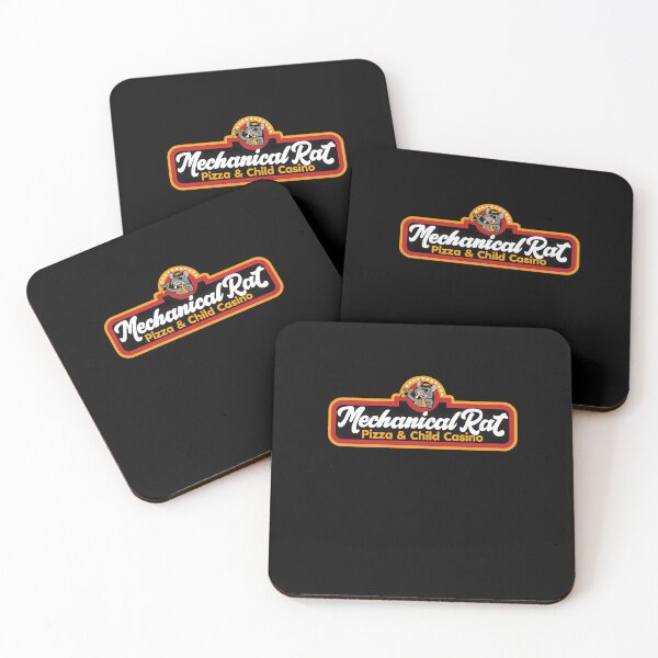 Item preview, Mechanical Rat Pizza And Child Casino Logo designed and sold by KhuzaimaSohail.