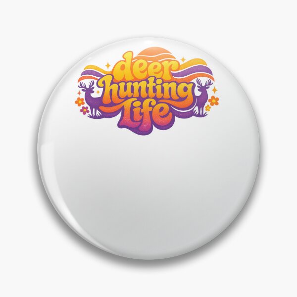 Item preview, Deer Hunting Life | Retro Groovy Hunter Design designed and sold by BinAlgoPix.
