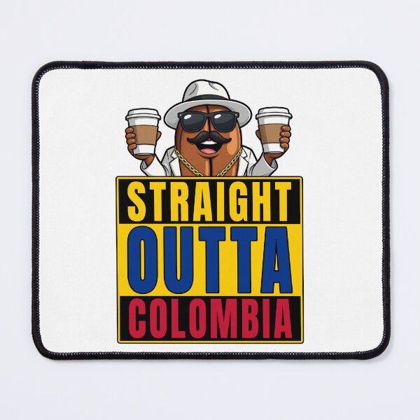 Item preview, Straight Outtta Colombia Coffee Bean - Funny Cartel Style Coffee Design designed and sold by Pendy777.