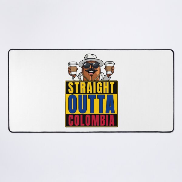 Item preview, Straight Outtta Colombia Coffee Bean - Funny Cartel Style Coffee Design designed and sold by Pendy777.
