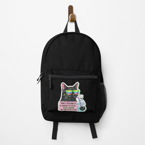 Item preview, Sarcastic Black Cat Mental Health Sticker Pack designed and sold by Cosmic Catnip Art.