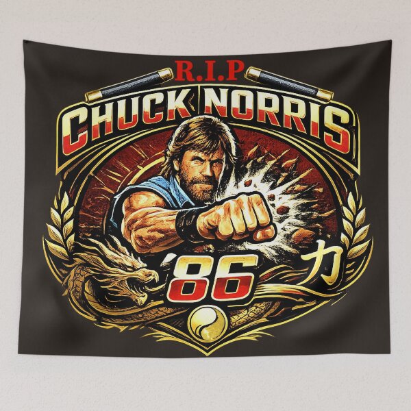 Item preview, R.I.P - Chuck Norris Is Immortal designed and sold by Jani-art-world.