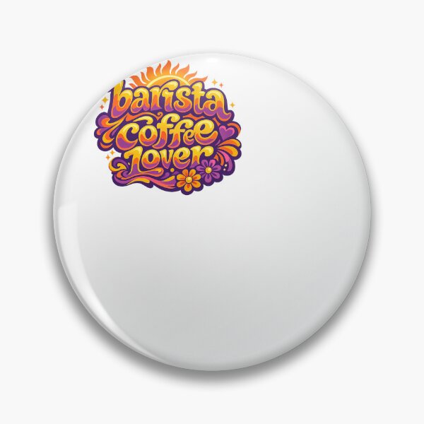 Item preview, Barista Coffee Lover | Retro Groovy Cafe Design designed and sold by BinAlgoPix.