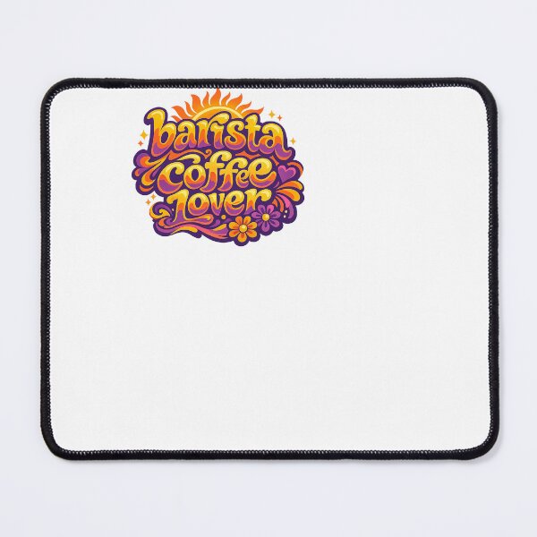 Item preview, Barista Coffee Lover | Retro Groovy Cafe Design designed and sold by BinAlgoPix.