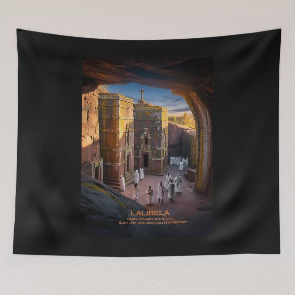 Item preview, ETHIOPIA LALIBELA - Wall Art - Famous Rock Church late 1200 to early 1300 Century designed and sold by DBM Photo Art 1.