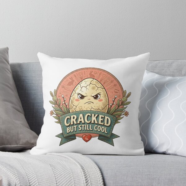 Item preview, Funny Cracked Egg Shirt – Cracked But Still Cool Easter Tee designed and sold by relso.