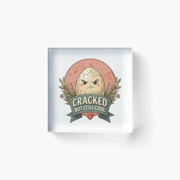 Item preview, Funny Cracked Egg Shirt – Cracked But Still Cool Easter Tee designed and sold by relso.
