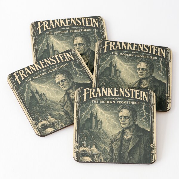 Item preview, Frankenstein - The Modern Prometheus Gothic Vintage Horror Poster designed and sold by TownWish.