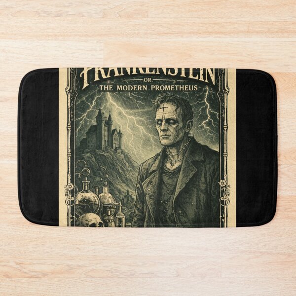 Item preview, Frankenstein - The Modern Prometheus Gothic Vintage Horror Poster designed and sold by TownWish.