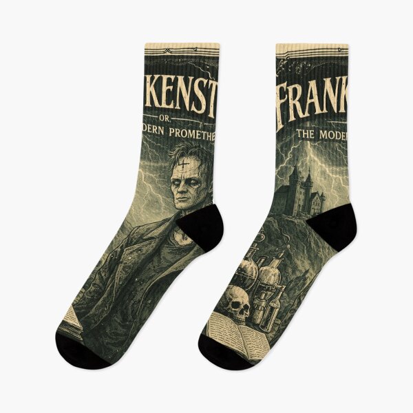 Item preview, Frankenstein - The Modern Prometheus Gothic Vintage Horror Poster designed and sold by TownWish.