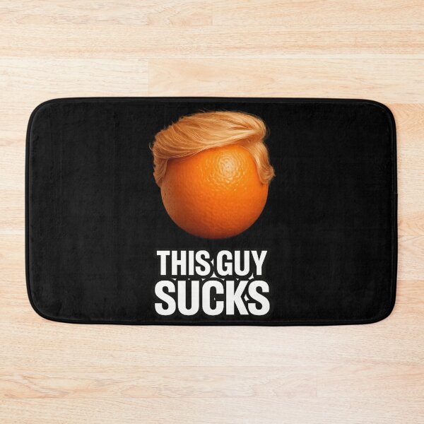 Item preview, Funny Orange Meme Sticker – This Guy Sucks Parody Design designed and sold by MaxLevelMerch.