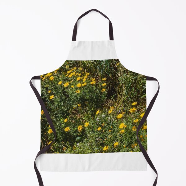 Item preview, Yellow Wildflowers and Daisies Covering a Sunny Spring Meadow in Lush Green Grass designed and sold by Nmallia.