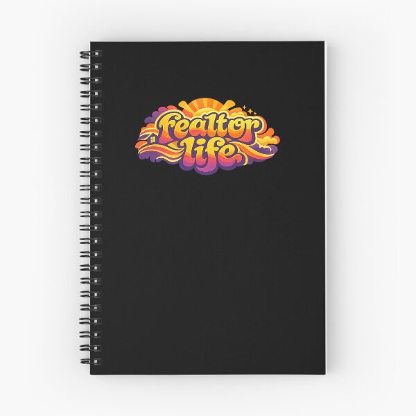 Item preview, Realtor Life | Retro Groovy Sunset Real Estate Gift designed and sold by BinAlgoPix.