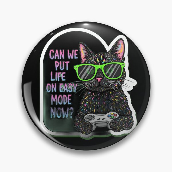 Item preview, Sarcastic Black Cat Mental Health Sticker Pack designed and sold by Cosmic Catnip Art.