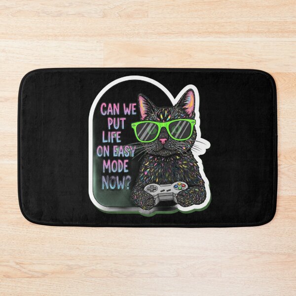 Item preview, Sarcastic Black Cat Mental Health Sticker Pack designed and sold by Cosmic Catnip Art.