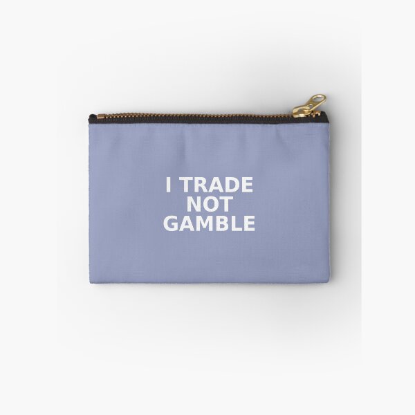 Item preview, Minimalist "i trade not gamble" design for crypto traders and investors. designed and sold by Martunge.