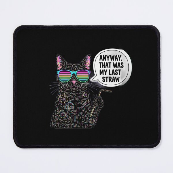Item preview, Sarcastic Black Cat Mental Health Sticker Pack designed and sold by Cosmic Catnip Art.